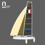 Nacra 17 Sail Branding