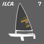 ILCA 7 Sail Branding